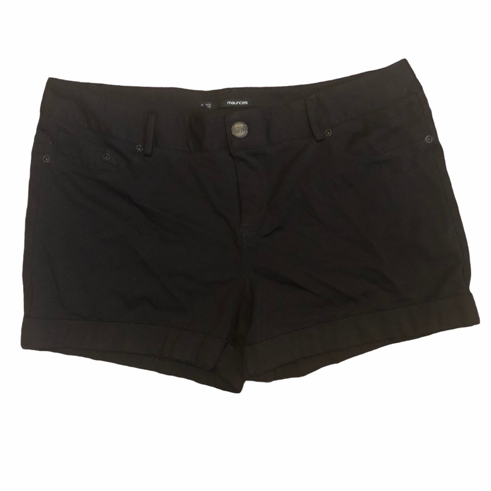 Maurices XL black dress shorts